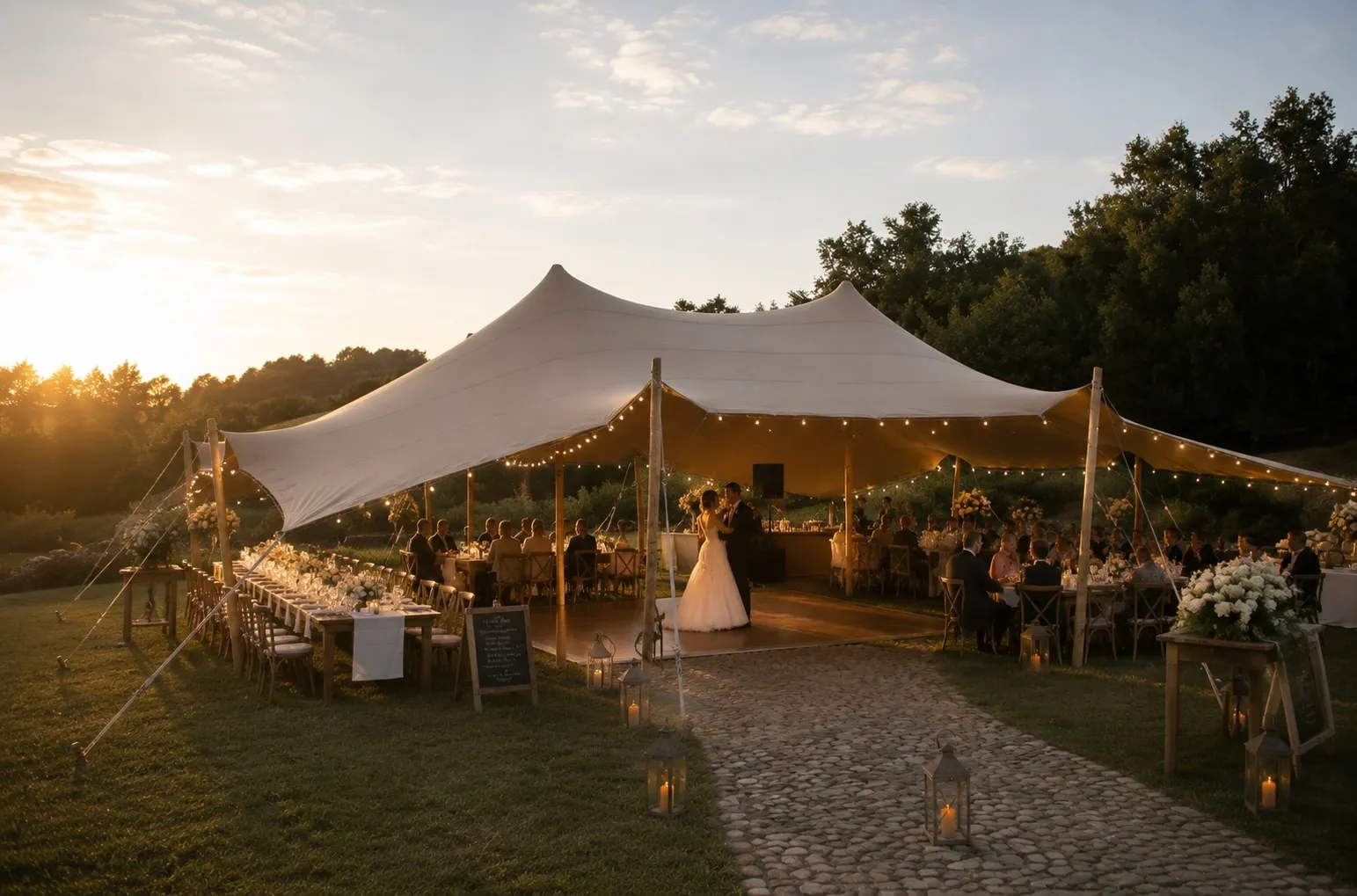 Stretch Tent Wedding 13