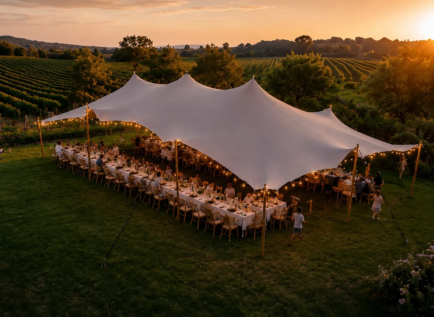 Stretch Tent Wedding 16