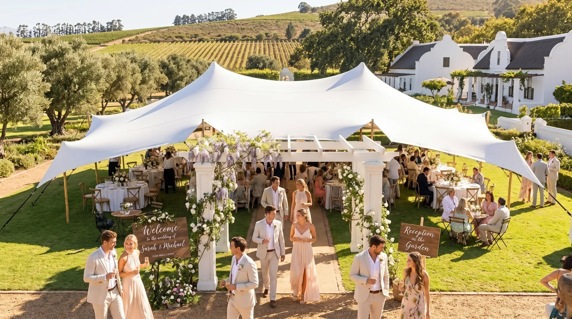 Stretch Tent Wedding 18